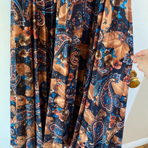 Vintage Pleated Marjorie Hamilton Dress - Picture 5 of 7